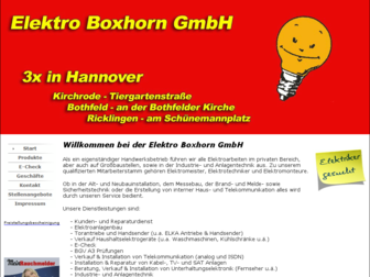 elektro-boxhorn.de website preview