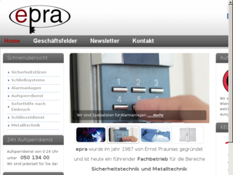 epra.at website preview