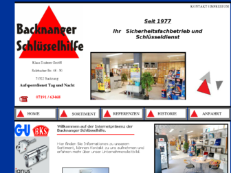 backnanger-schluesselhilfe.de website preview