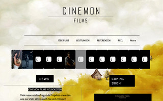 cinemonproduction.de website preview