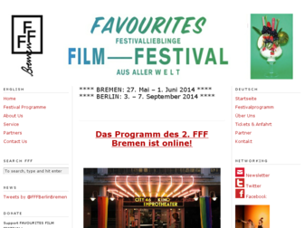 favouritesfilmfestival.de website preview