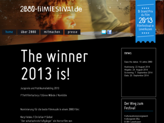 2880-filmfestival.de website preview