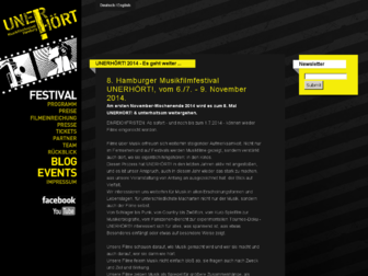 unerhoert-filmfest.de website preview