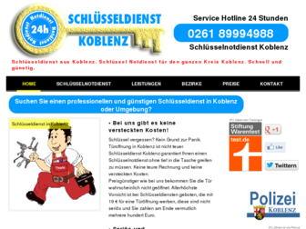 koblenz-schluesseldienst.de website preview