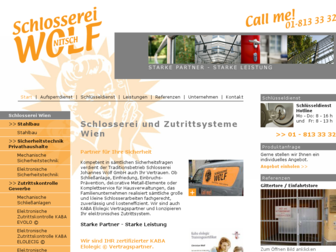 schlosserei-wolf.at website preview
