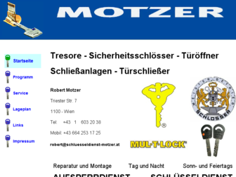 schluesseldienst-motzer.at website preview