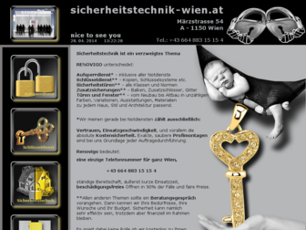 sicherheitstechnik-wien.at website preview