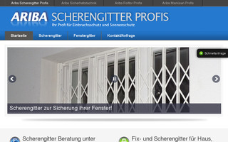 scherengitter-profis.at website preview
