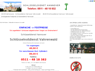hannover-vahrenwald-schluesseldienst.de website preview