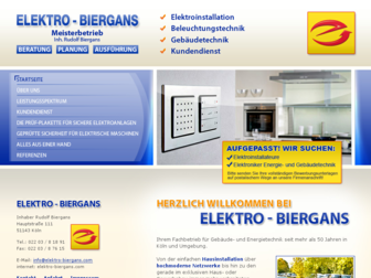 elektro-biergans.de website preview