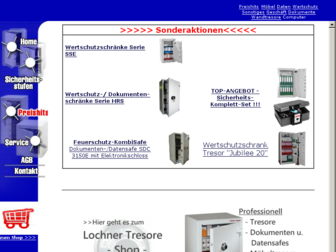 tresore-lochner.de website preview