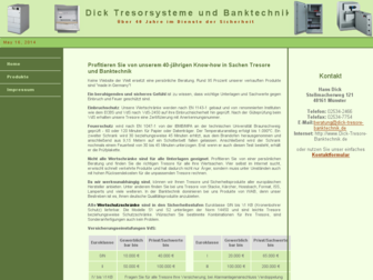 dick-tresore-banktechnik.de website preview