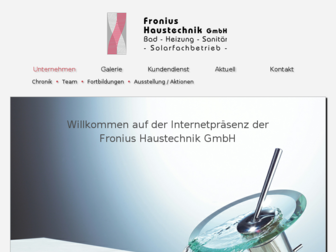 fronius-haustechnik.de website preview