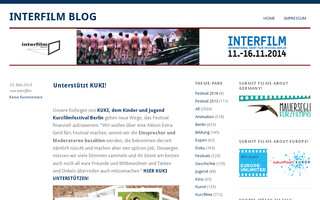 blog.interfilm.de website preview
