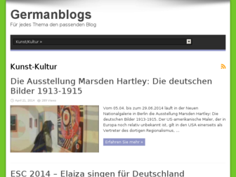 kunst-kultur.germanblogs.de website preview