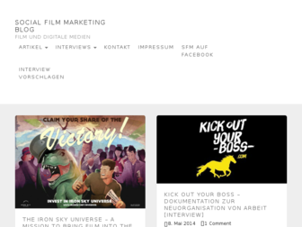 socialfilmmarketing.com website preview