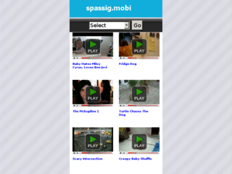 spassig.mobi website preview