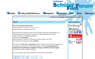 schuelerfilmforum.de website preview