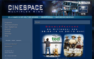 cinespace.de website preview