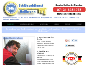 schluesseldienst-heilbronn-24.de website preview