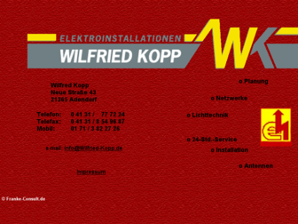 wilfried-kopp.de website preview