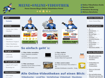 meine-online-videothek.de website preview