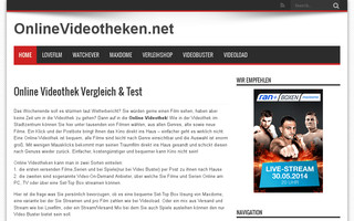 onlinevideotheken.net website preview