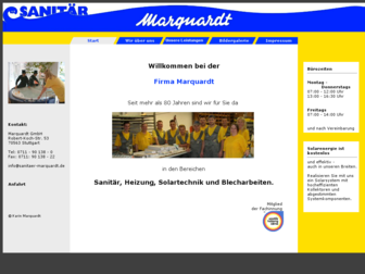 sanitaer-marquardt.de website preview