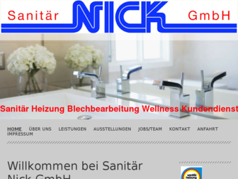 sanitaer-nick.de website preview
