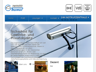 pfeifer-sicherheit.de website preview