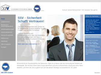 ssv-sicherheitstechnik.de website preview
