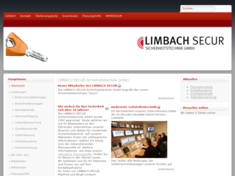 limbach-secur.de website preview