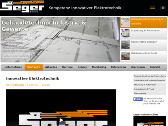 seger-elektro.de website preview