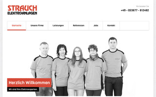 strauch-elektro.de website preview