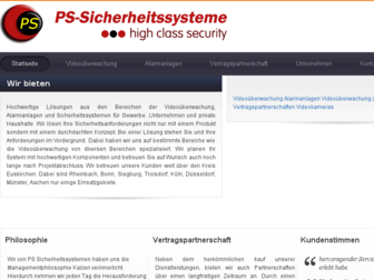 ps-sicherheitssysteme.de website preview