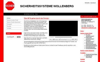 sicher-wollenberg.de website preview