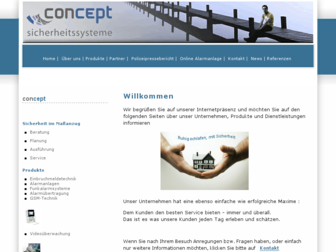 concept-sicherheitssysteme.de website preview