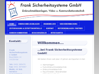 frank-sicherheitssysteme.de website preview
