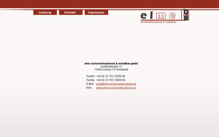 elme-sicherheitssysteme.de website preview