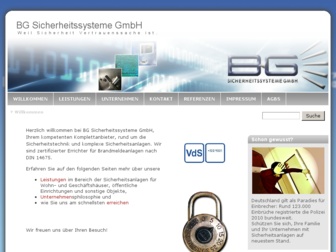 bg-sicherheitssysteme.de website preview