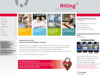 rilling-sicherheit.de website preview