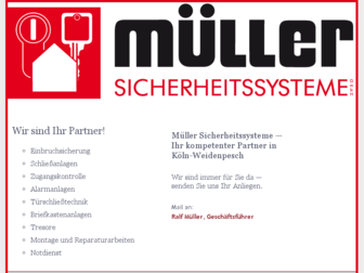 mueller-sicherheit.de website preview
