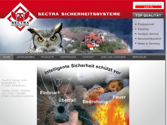 sectra.de website preview