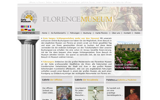 florence-museum.com website preview