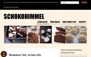 schokohimmel.wordpress.com website preview