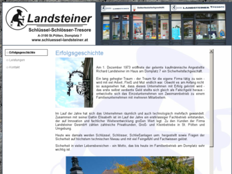 schluessel-landsteiner.stadtausstellung.at website preview