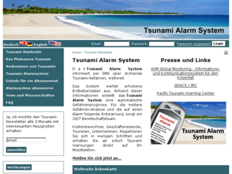 tsunami-alarm-system.com website preview