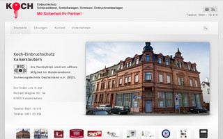 koch-einbruchschutz.de website preview