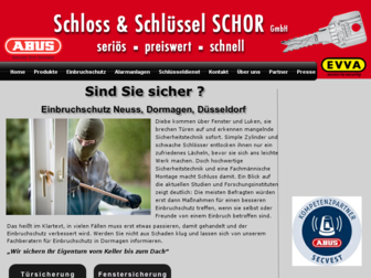 schor-einbruchschutz.de website preview