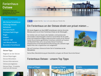 ferienhaus-ostsee.de website preview
